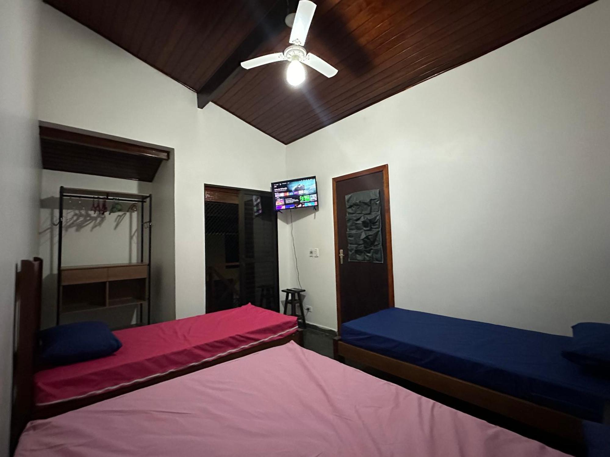Triplex Piscina Churrasqueira Lava E Seca Wi-Fi E 2 Tvs Em Condominio Com 90M2 No Centro De Ubatuba Zewnętrze zdjęcie