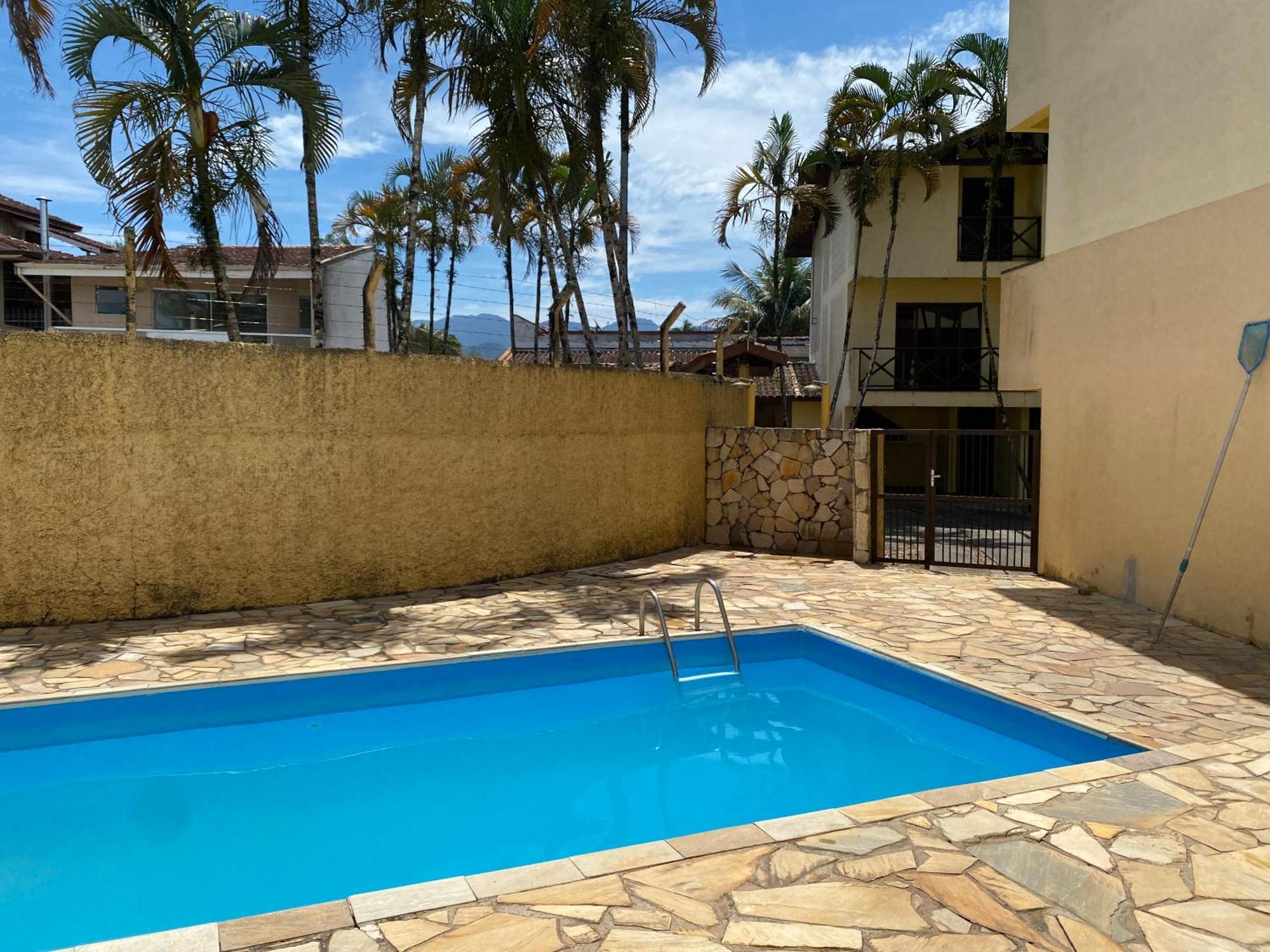 Triplex Piscina Churrasqueira Lava E Seca Wi-Fi E 2 Tvs Em Condominio Com 90M2 No Centro De Ubatuba Zewnętrze zdjęcie