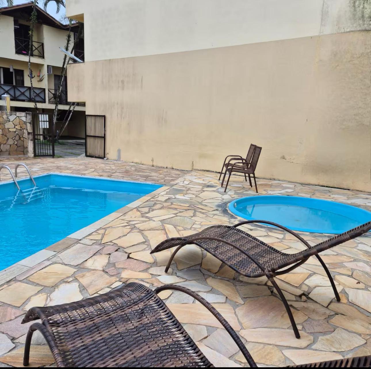 Triplex Piscina Churrasqueira Lava E Seca Wi-Fi E 2 Tvs Em Condominio Com 90M2 No Centro De Ubatuba Zewnętrze zdjęcie